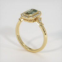 1.05 Ct. Sapphire Ring, 14K Yellow Gold 2