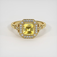 2.02 Ct. Sapphire Ring, 14K Yellow Gold 1