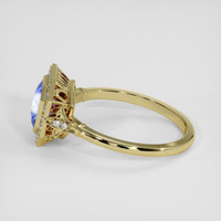 2.06 Ct. Bi Color Sapphire Ring, 18K Yellow Gold 4
