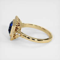 2.58 Ct. Bi Color Sapphire Ring, 18K Yellow Gold 4