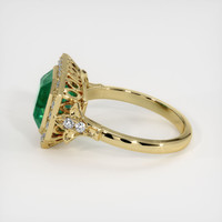 2.79 Ct. Emerald Ring, 18K Yellow Gold 4