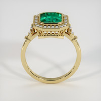 2.10 Ct. Emerald Ring, 18K Yellow Gold 3
