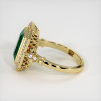 2.38 Ct. Emerald Ring, 18K Yellow Gold 4