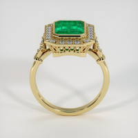 2.23 Ct. Emerald Ring, 18K Yellow Gold 3