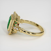 2.23 Ct. Emerald Ring, 18K Yellow Gold 4