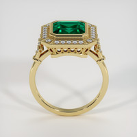 2.98 Ct. Emerald Ring, 18K Yellow Gold 3