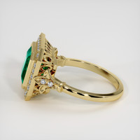 2.98 Ct. Emerald Ring, 18K Yellow Gold 4