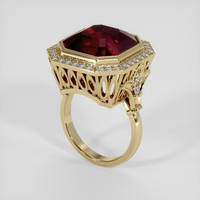 17.39 Ct. Gemstone Ring, 18K Yellow Gold 2