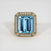 9.71 Ct. Gemstone Ring, 18K Yellow Gold 1