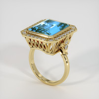 9.71 Ct. Gemstone Ring, 18K Yellow Gold 2