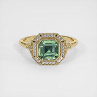 2.22 Ct. Sapphire Ring, 18K Yellow Gold 1