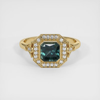 1.52 Ct. Sapphire Ring, 18K Yellow Gold 1