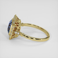 2.53 Ct. Bi Color Sapphire Ring, 18K Yellow Gold 4