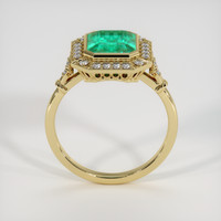 2.12 Ct. Emerald Ring, 18K Yellow Gold 3