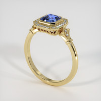 1.40 Ct. Sapphire Ring, 18K Yellow Gold 2