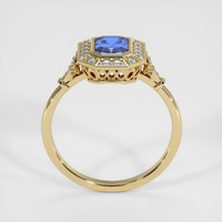 1.30 Ct. Blue Sapphire Ring, 18K Yellow Gold 3