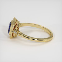 1.09 Ct. Sapphire Ring, 18K Yellow Gold 4
