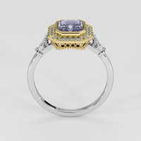 1.94 Ct. Bluish Purple Spinel Ring, 14K Yellow & White 3