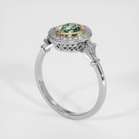 1.22 Ct. Sapphire Ring, 14K Yellow & White 2