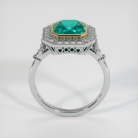 2.09 Ct. Emerald Ring, 18K Yellow & White 3