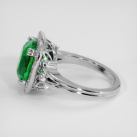 5.23 Ct. Emerald Ring, Platinum 950 4