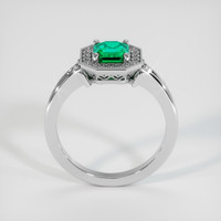 1.04 Ct. Emerald Ring, Platinum 950 3