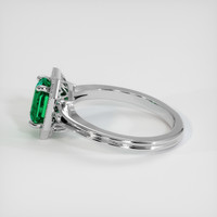 1.19 Ct. Emerald Ring, Platinum 950 4