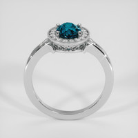 1.57 Ct. Greenish Blue Spinel Ring, Platinum 950 3