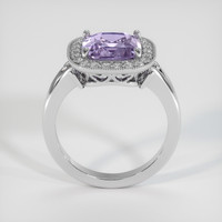 3.02 Ct. Purple Sapphire Ring, Platinum 950 3