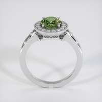 1.67 Ct. Yellowish Green Sapphire Ring, Platinum 950 3