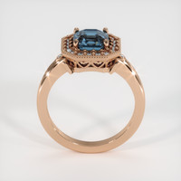 2.04 Ct. Sapphire Ring, 18K Rose Gold 3