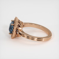 2.04 Ct. Sapphire Ring, 18K Rose Gold 4