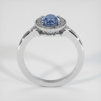 1.24 Ct. Blue Sapphire Ring, 10K White Gold 3