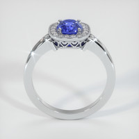 1.47 Ct. Blue Sapphire Ring, 14K White Gold 3