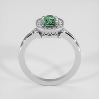 1.28 Ct. Bluish Green Sapphire Ring, 14K White Gold 3