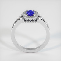 0.70 Ct. Sapphire Ring, 14K White Gold 3