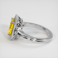 2.53 Ct. Sapphire Ring, 14K White Gold 4