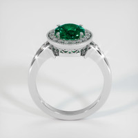 1.23 Ct. Emerald Ring, 18K White Gold 3