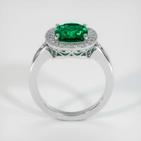 2.44 Ct. Emerald Ring, 18K White Gold 3