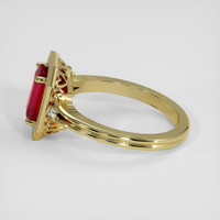 1.62 Ct. Ruby Ring, 14K Yellow Gold 4