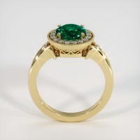 1.23 Ct. Emerald Ring, 18K Yellow Gold 3