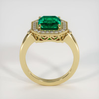 2.79 Ct. Emerald Ring, 18K Yellow Gold 3