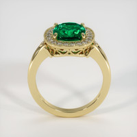 2.44 Ct. Emerald Ring, 18K Yellow Gold 3