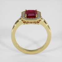 1.62 Ct. Ruby Ring, 18K Yellow Gold 3