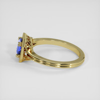 0.95 Ct. Blue Sapphire Ring, 18K Yellow Gold 4