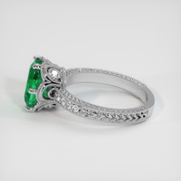 2.11 Ct. Emerald Ring, Platinum 950 4