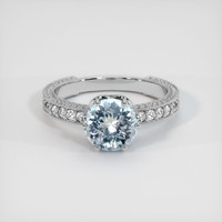 1.73 Ct. Gemstone Ring, Platinum 950 1