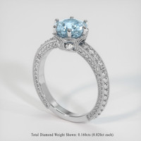 1.73 Ct. Gemstone Ring, Platinum 950 2