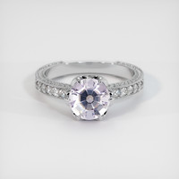 1.29 Ct. Gemstone Ring, Platinum 950 1