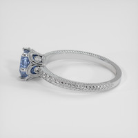 1.44 Ct. Blue Sapphire Ring, Platinum 950 4